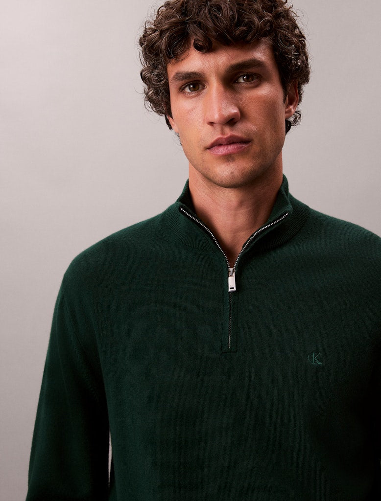 Calvin Klein Merino 1/4 Zip Top