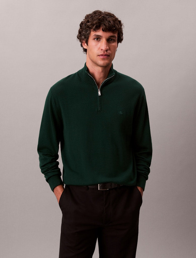 Calvin Klein Merino 1/4 Zip Top
