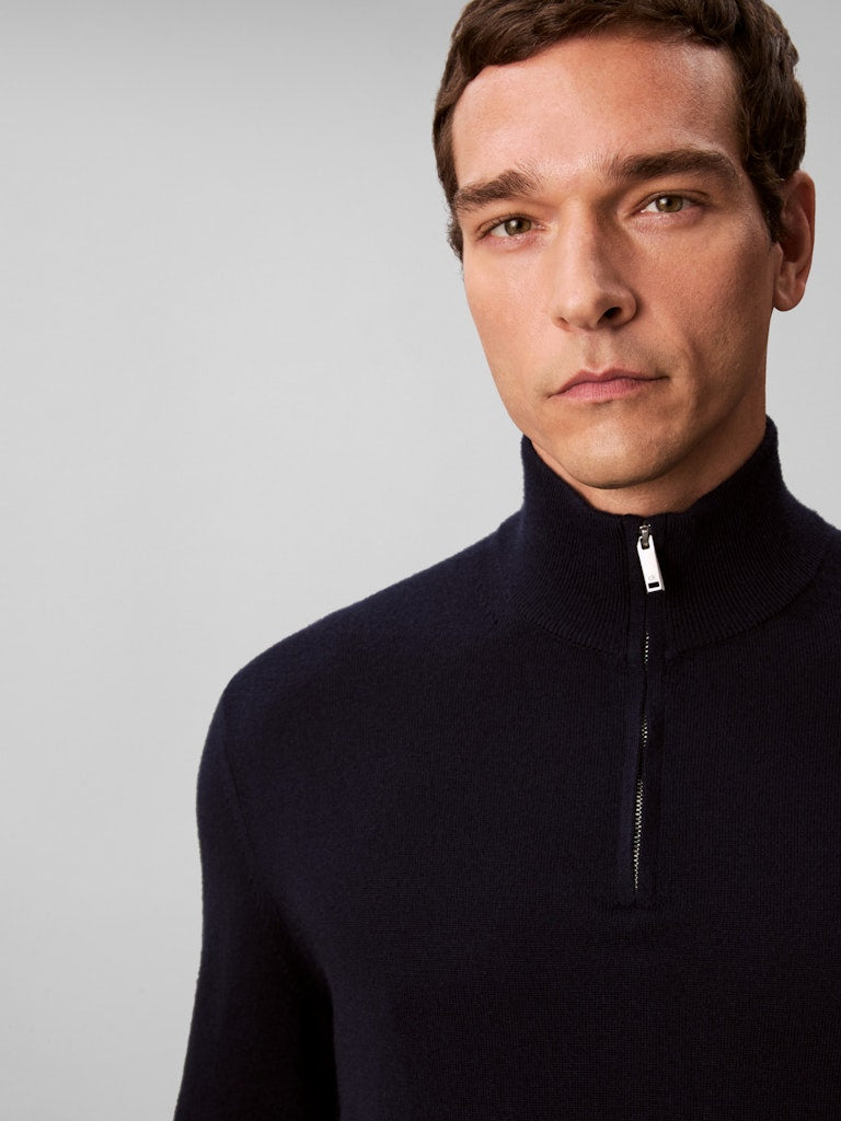 Calvi Klein Merino 1/4 Zip Top