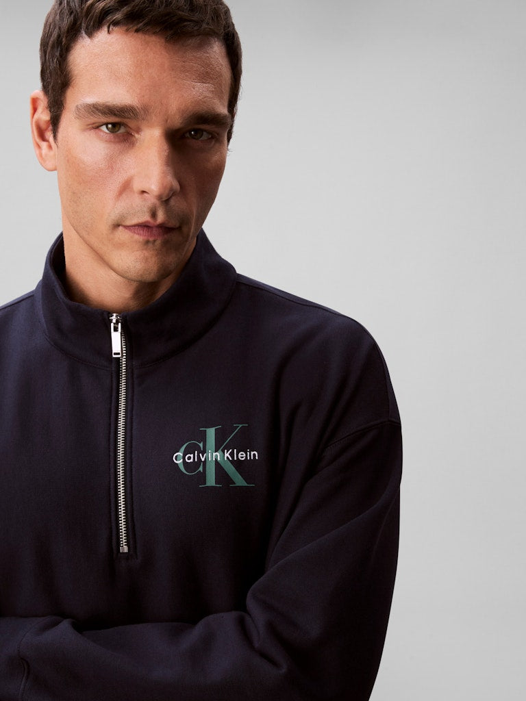 Calvin Klein Jeans Terry Micro 1/4 Zip Sweat