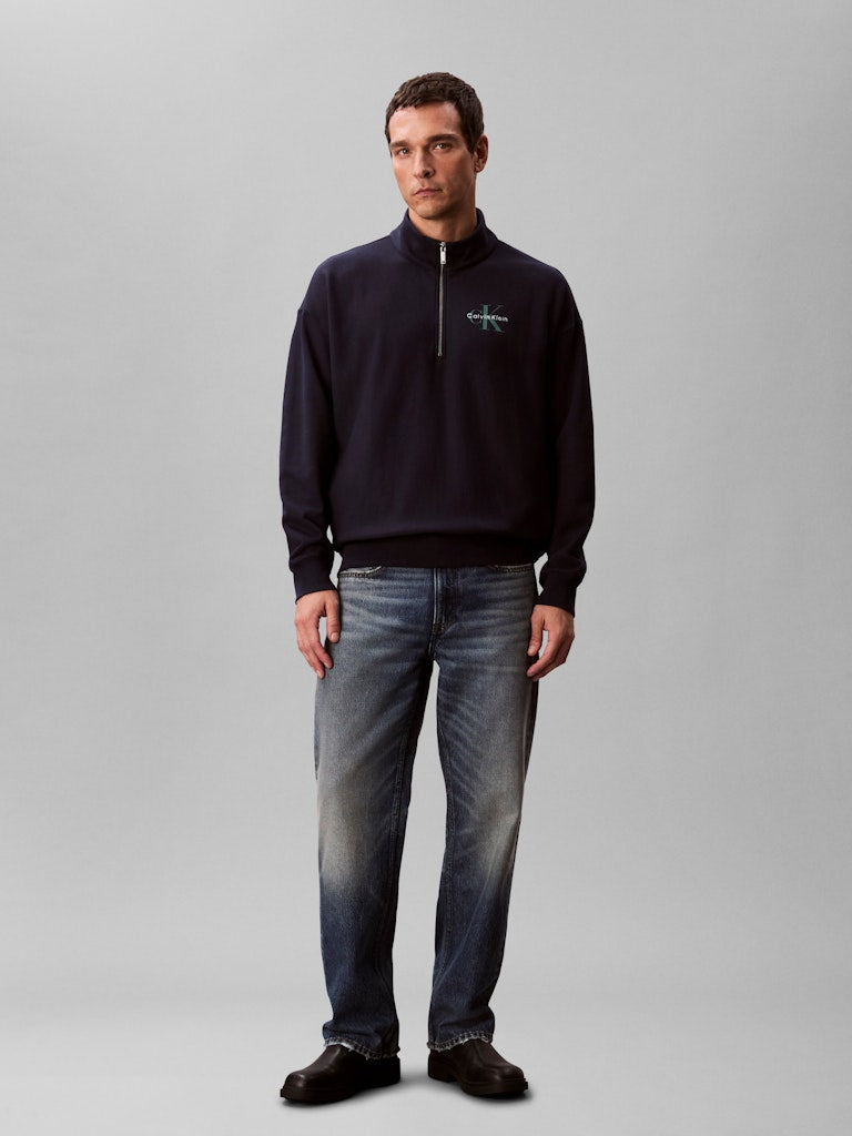 Calvin Klein Jeans Terry Micro 1/4 Zip Sweat