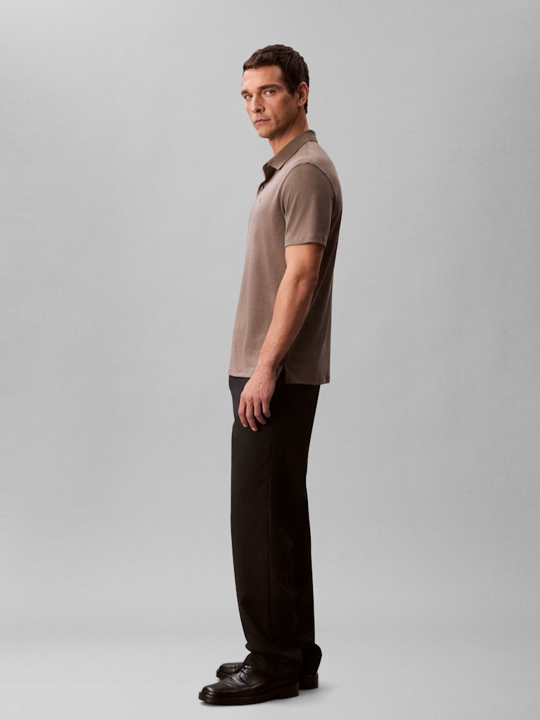 Calvin Klein Supima Chest Emb Polo Shirt