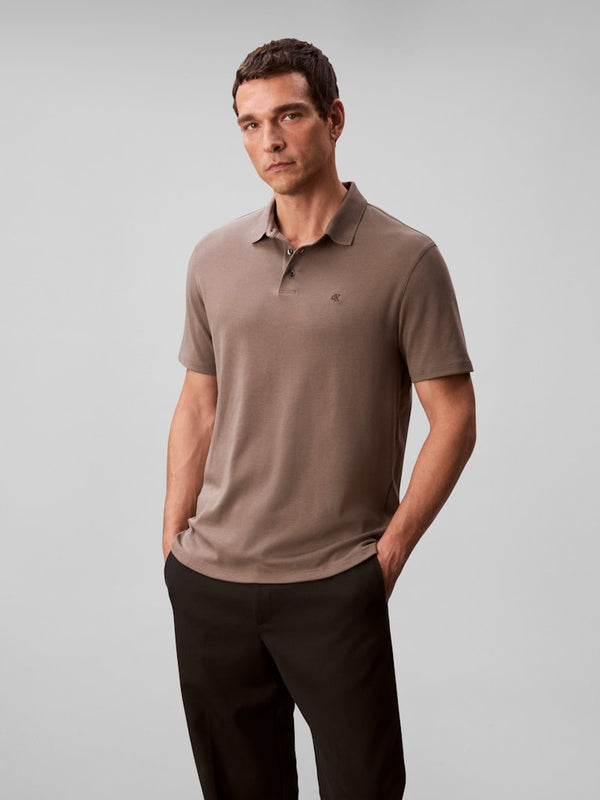 Calvin Klein Supima Chest Emb Polo Shirt