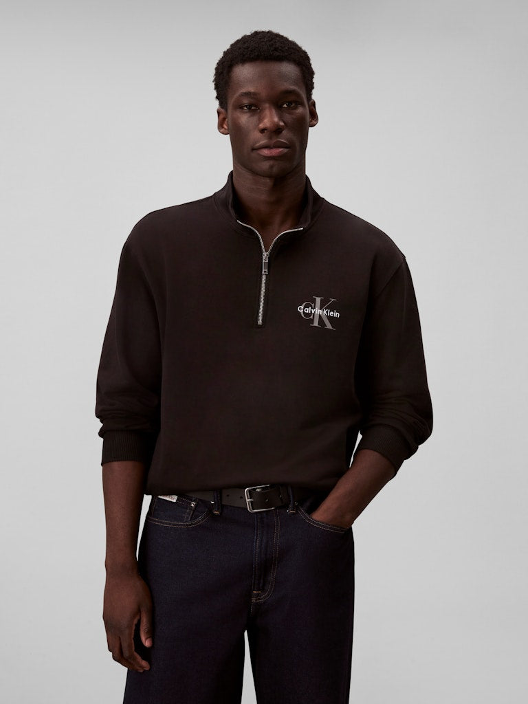 Calvin Klein Jeans Terry Micro 1/4 Zip Sweat