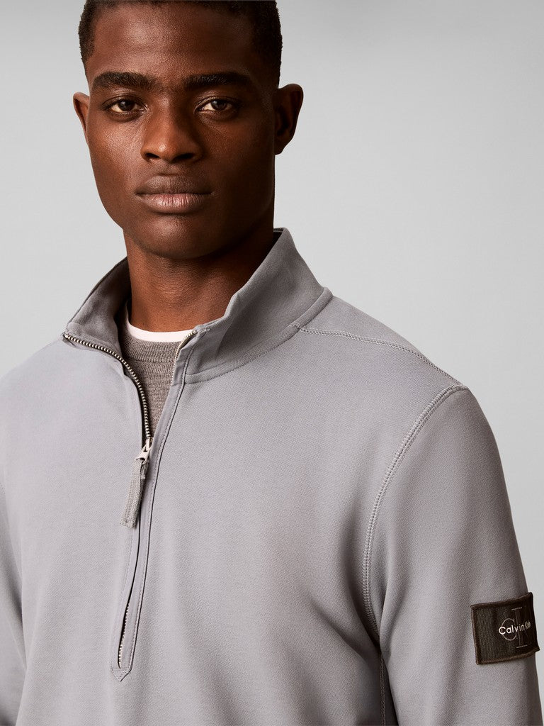 Calvin Klein Jeans Terry Badge 1/4 Zip
