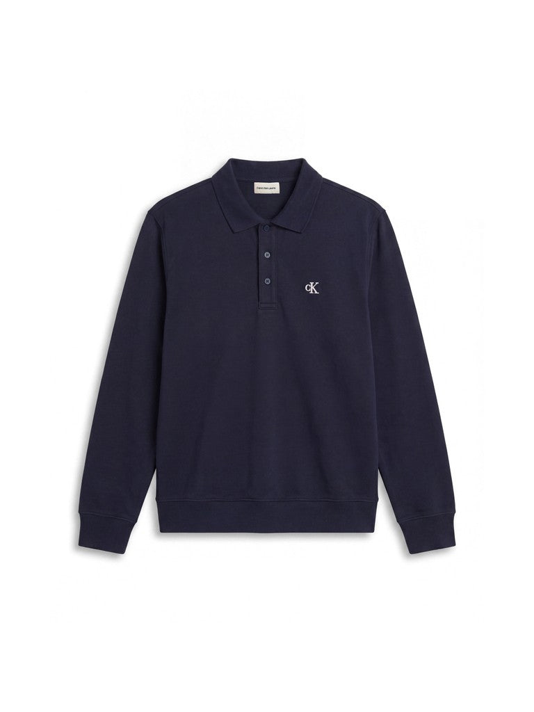 Calvin Klein LS Terry Monogram Polo