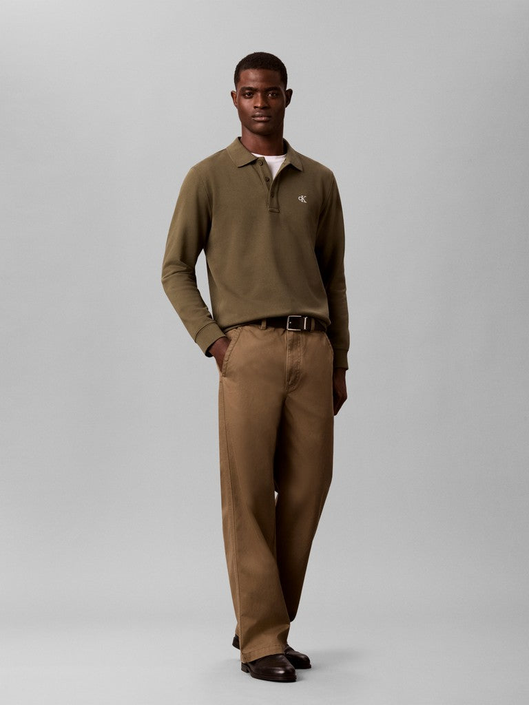Calvin Klein Jeans LS Monogram Polo