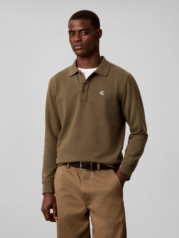 Calvin Klein Jeans LS Monogram Polo