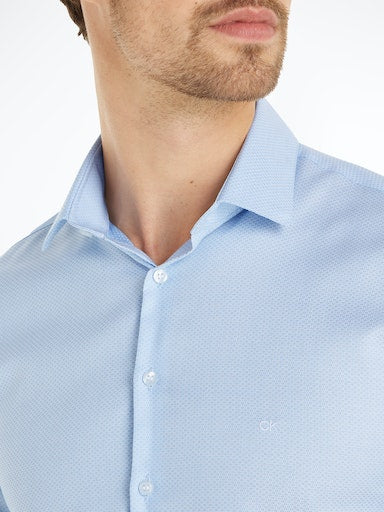 Calvin Klein Collar Tonal Slim Shirt