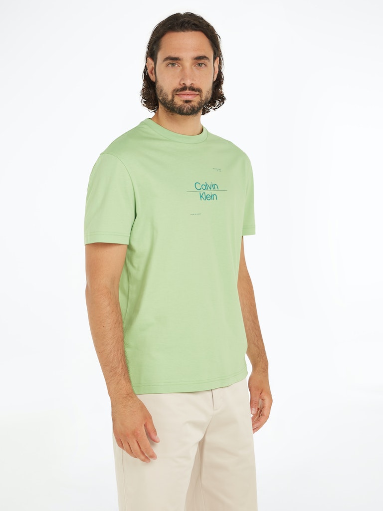 Calvin Klein Optic Line Logo T-Shirt