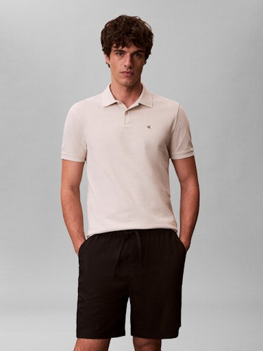 Calvin Klein Monogram Pique Polo
