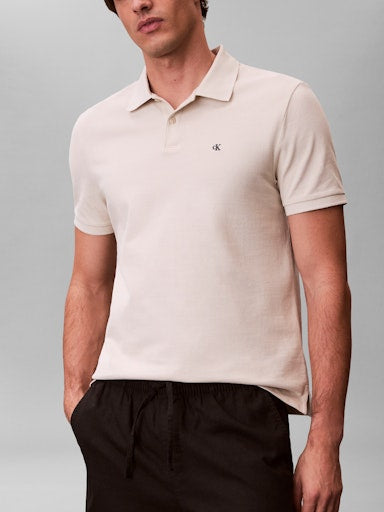 Calvin Klein Monogram Pique Polo