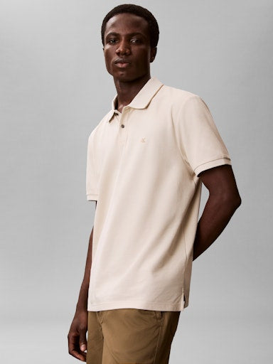 Calvin Klein SS Refined Pique Tipped Polo