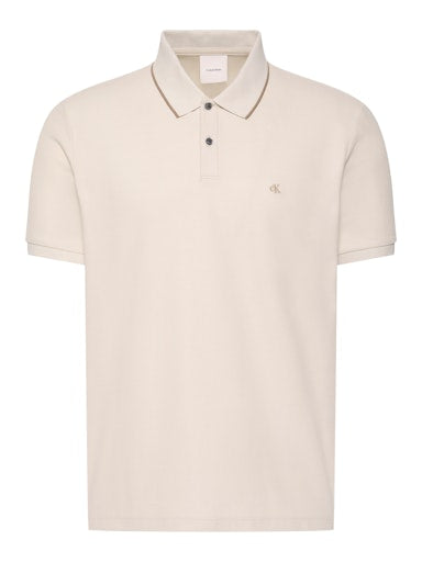 Calvin Klein SS Refined Pique Tipped Polo
