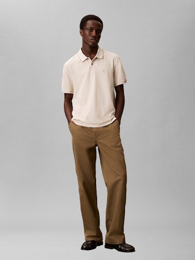 Calvin Klein SS Refined Pique Tipped Polo