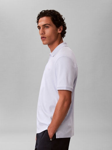 Calvin Klein SS Slim Supima Zip Polo