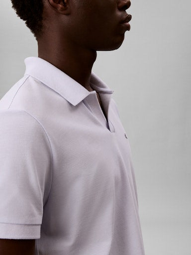 Calvin Klein Open Collar Pique Polo