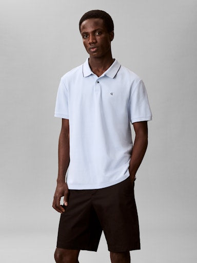 Calvin Klein SS Refined Pique Tipped Polo