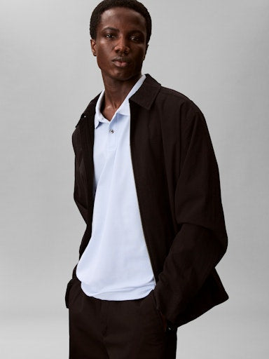 Calvin Klein SS Refined Pique Tipped Polo