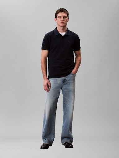 Calvin Klein Jeans Monogram Pique Polo
