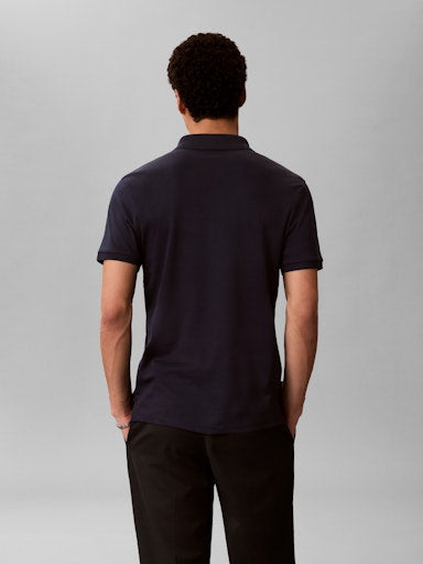 Calvin Klein SS Slim Supima Zip Polo