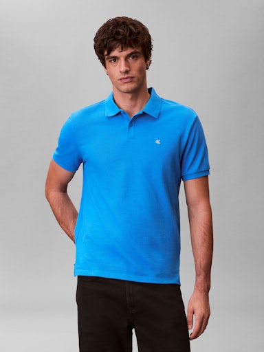 Calvin Klein Monogram Pique Polo