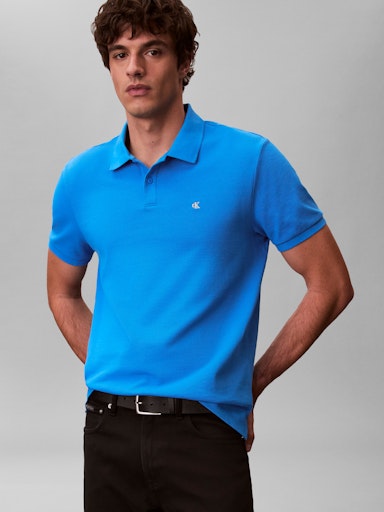 Calvin Klein Monogram Pique Polo