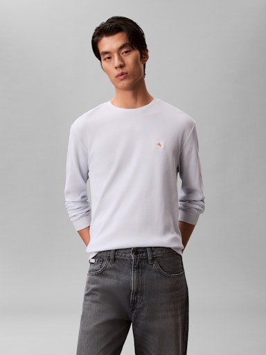 Calvin Klein Jeans Waffle Badge L/S T-Shirt