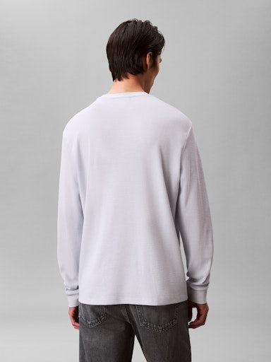 Calvin Klein Jeans Waffle Badge L/S T-Shirt
