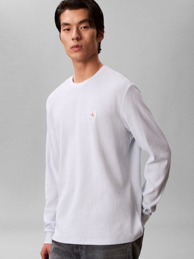 Calvin Klein Jeans Waffle Badge L/S T-Shirt