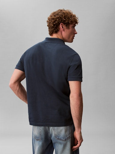 Calvin Klein Open Collar Pique Polo