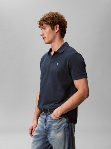Calvin Klein Open Collar Pique Polo