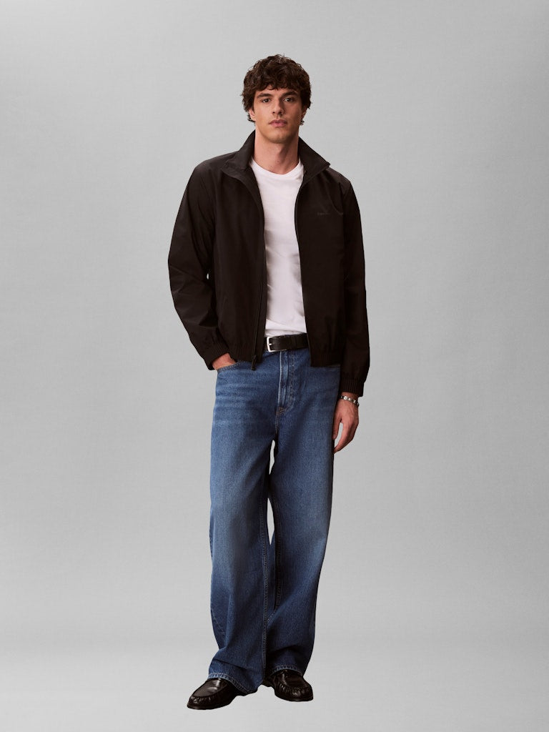 Calvin Klein LS Nylon Stand Collar Jacket