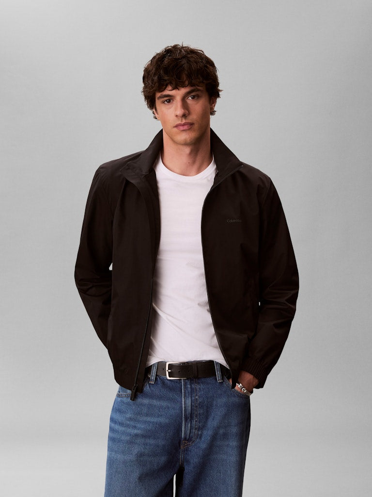 Calvin Klein LS Nylon Stand Collar Jacket
