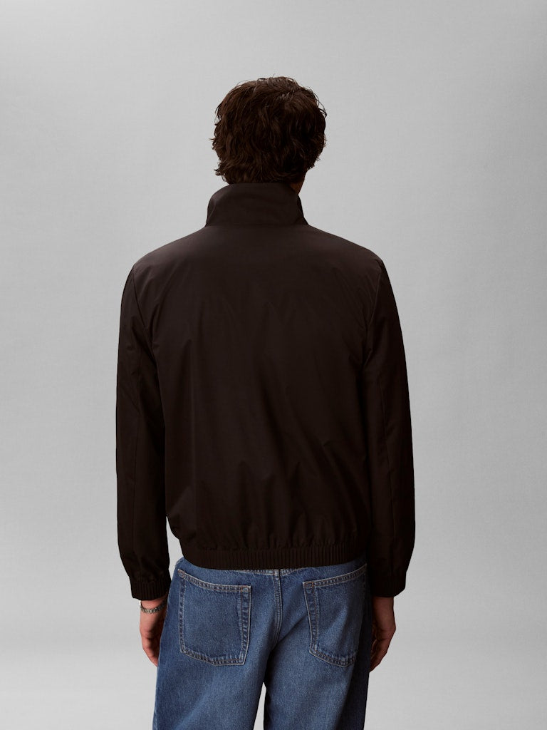 Calvin Klein LS Nylon Stand Collar Jacket