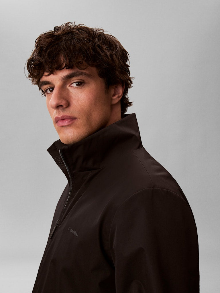 Calvin Klein LS Nylon Stand Collar Jacket