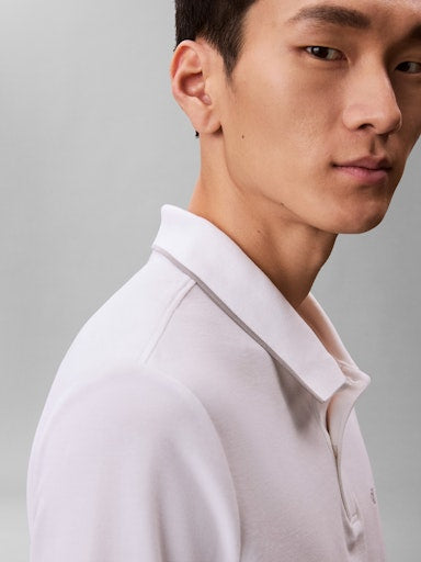 Calvin Klein SS Refined Pique Tipped Polo