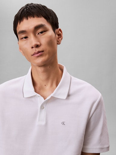 Calvin Klein SS Refined Pique Tipped Polo