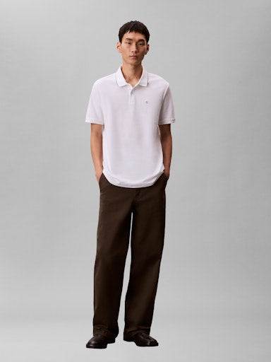 Calvin Klein SS Refined Pique Tipped Polo