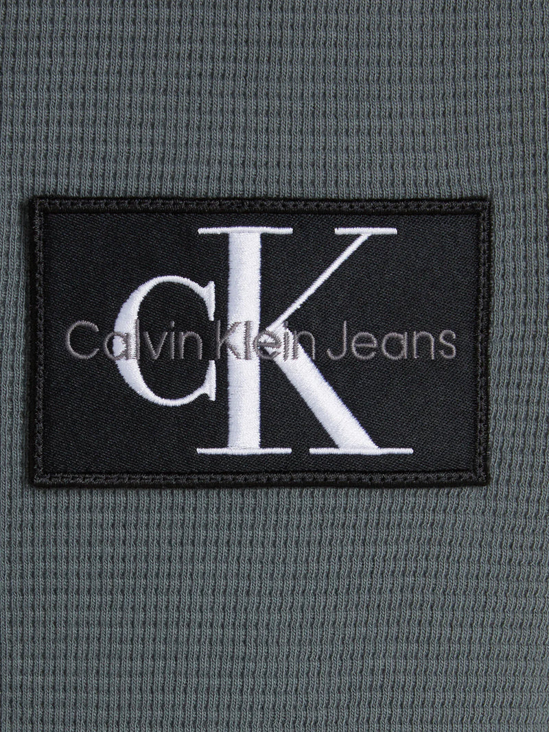 CK Jeans badge waffle L/S Tee