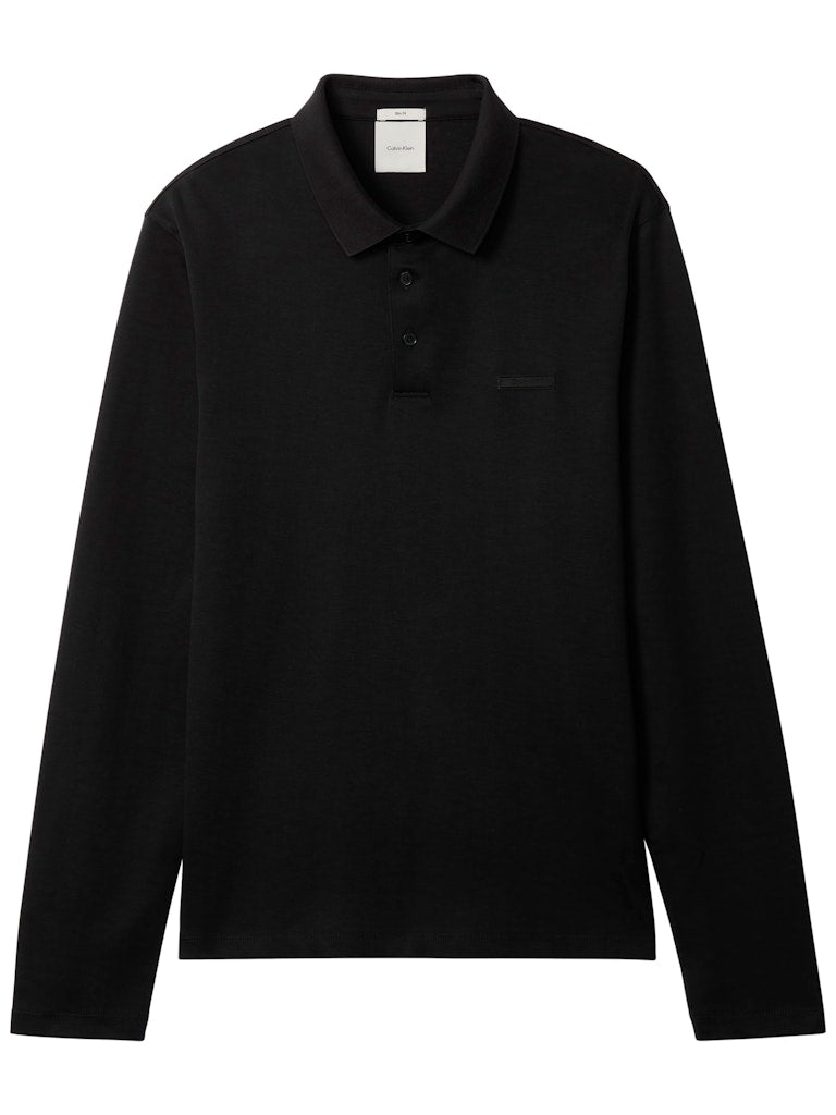 Calvin Klein LS Slim Supima Polo