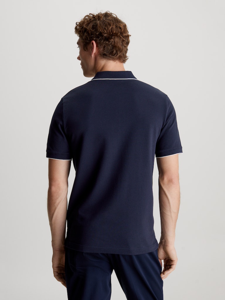 Calvin Klein Stretch Pique Tipping Polo