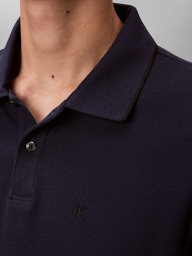 Calvin Klein SS Refined Pique Tipped Polo