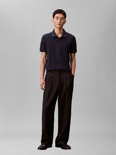 Calvin Klein SS Refined Pique Tipped Polo