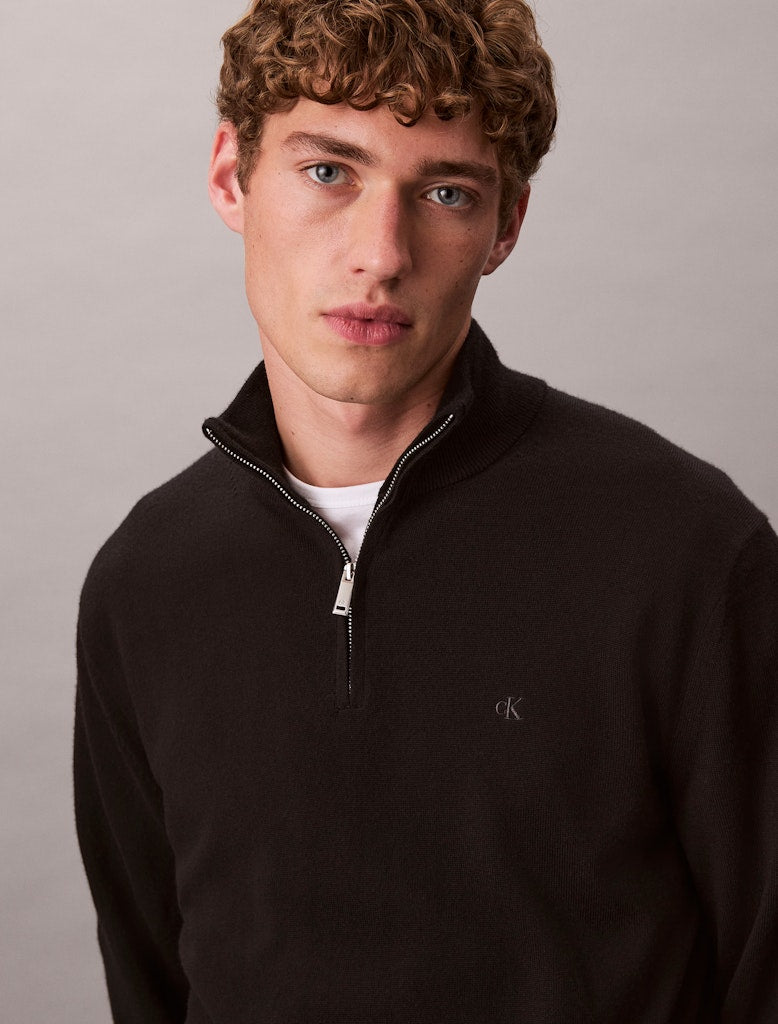 Calvin Klein Merino 1/4 Zip Top