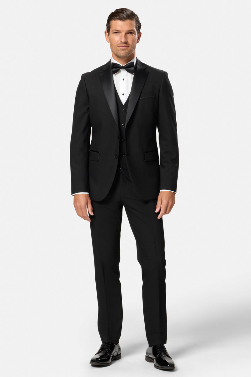 Benetti Carnaby Black Slim Tux Jacket