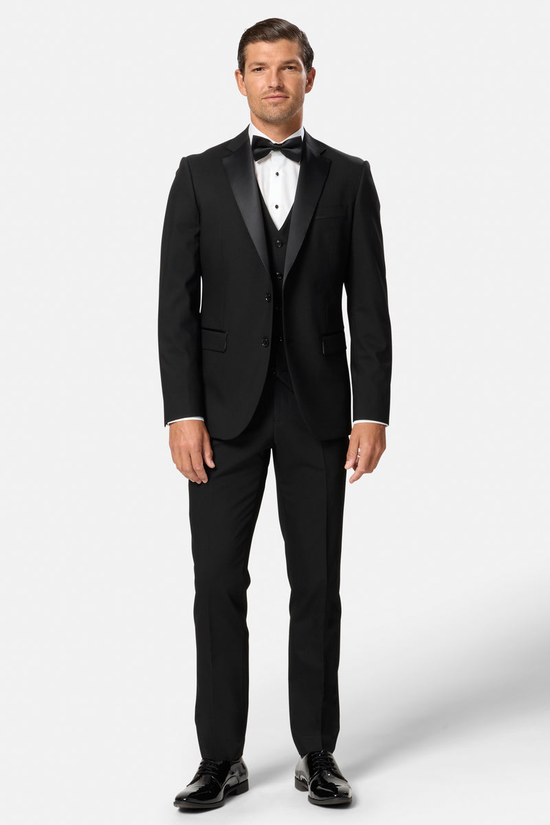 Benetti Carnaby Black Slim Tux Jacket