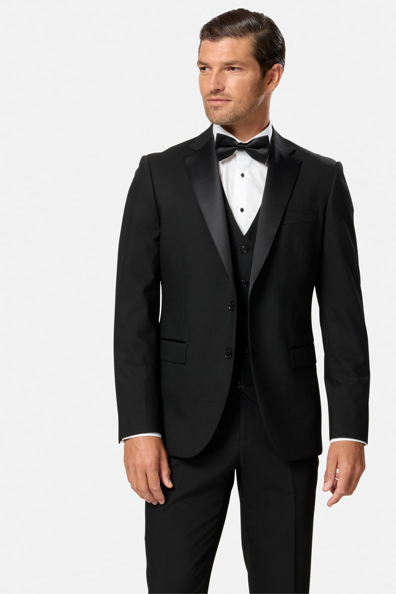 Benetti Carnaby Black Slim Tux Jacket