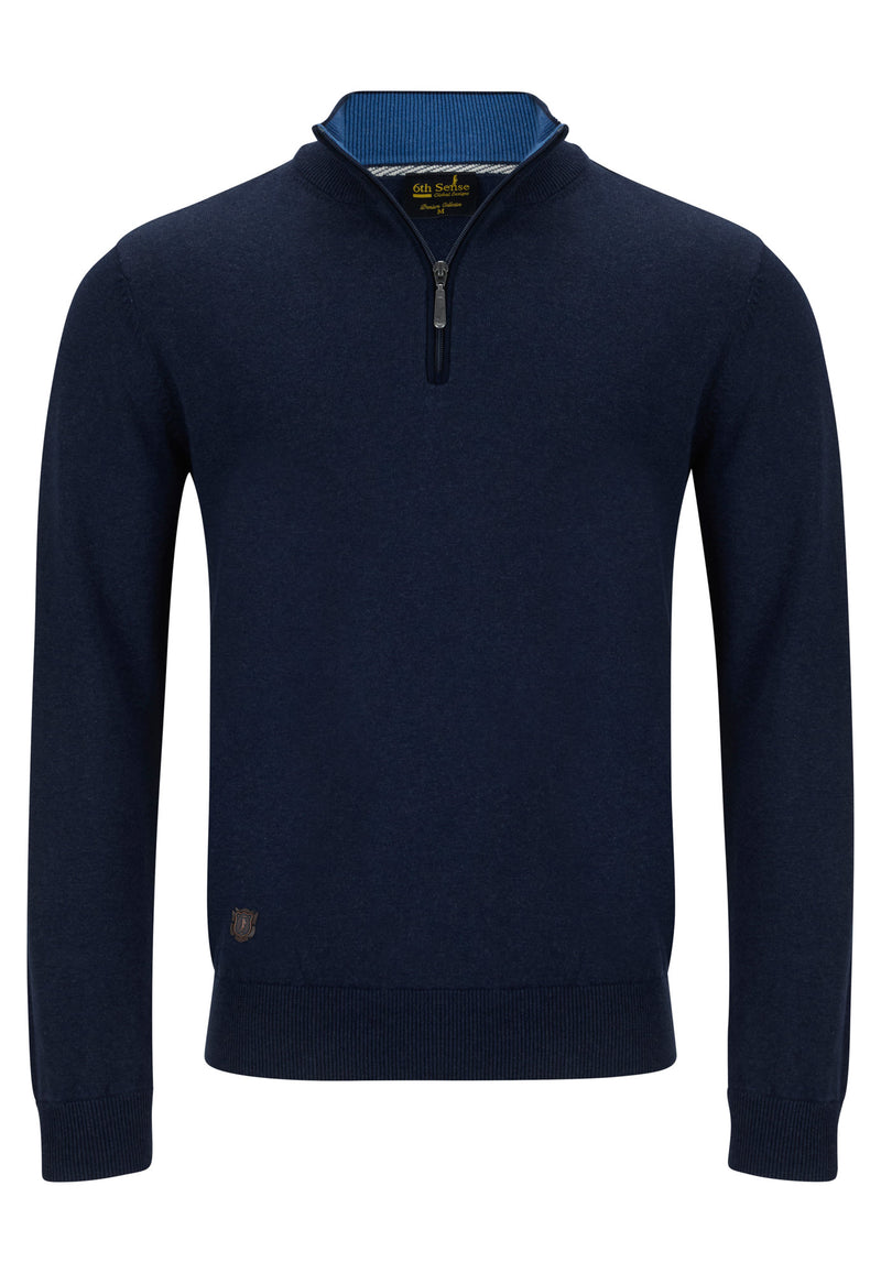 6th Sense Harry 1/4 Zip Knitwear