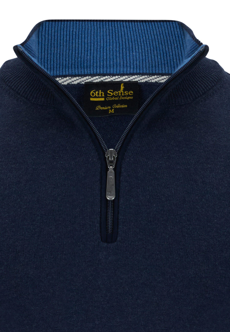6th Sense Harry 1/4 Zip Knitwear